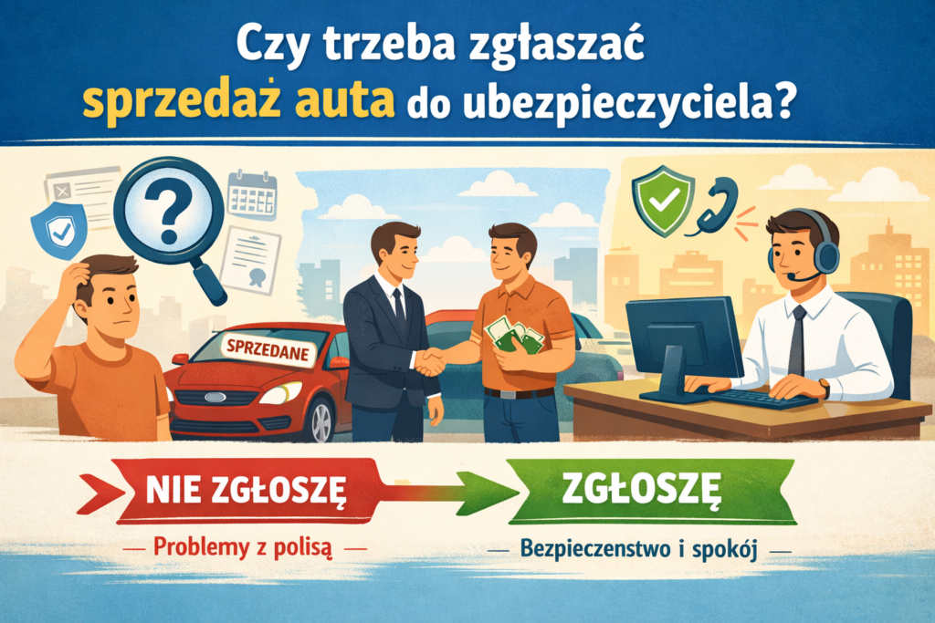Czy trzeba zgłaszać sprzedaż auta do ubezpieczyciela?