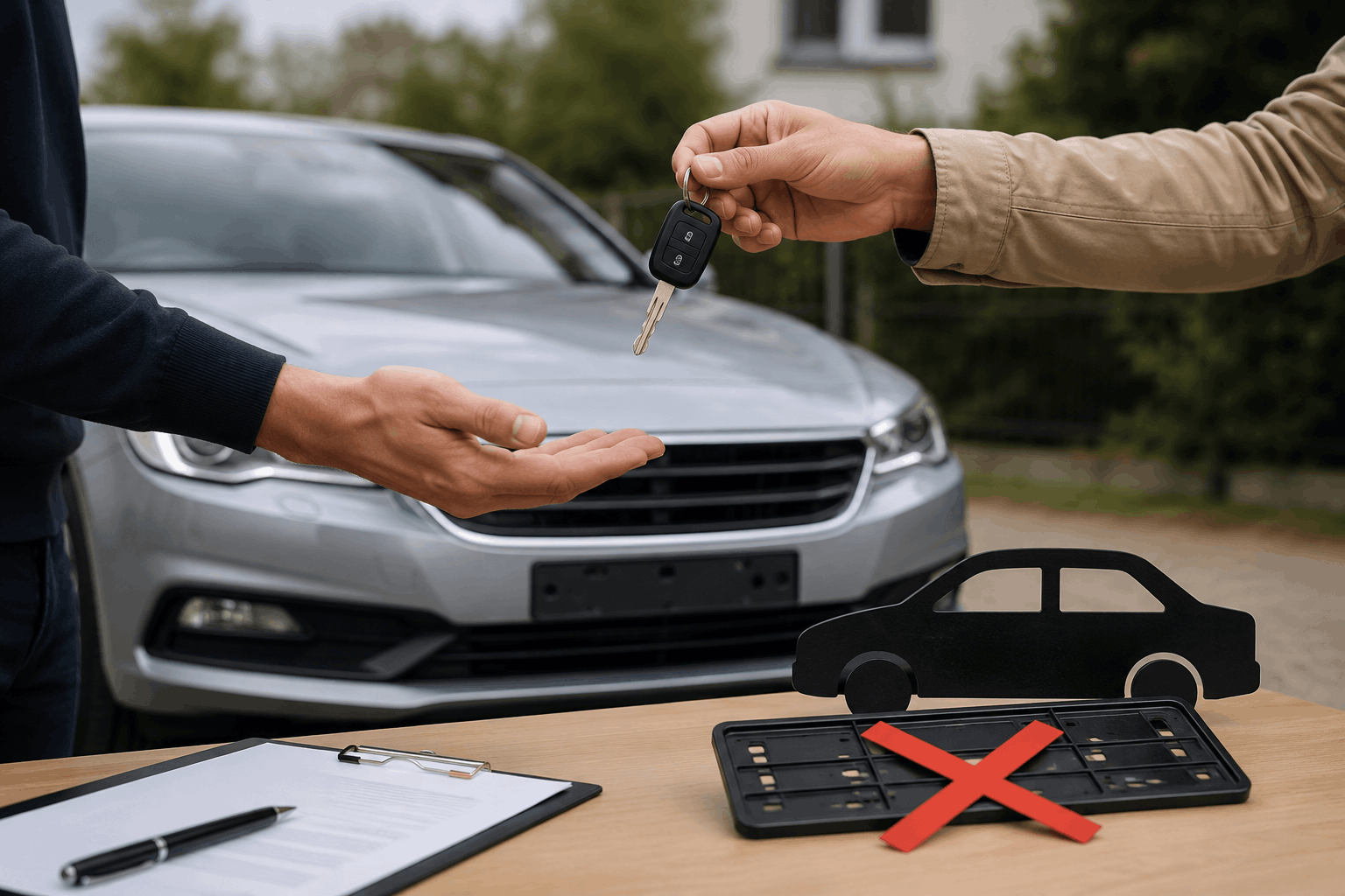 Czy można sprzedać auto bez tablic rejestracyjnych