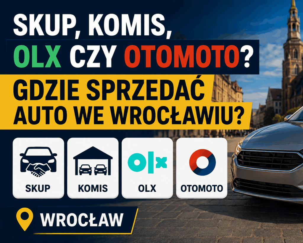 Skup, komis, OLX czy Otomoto Gdzie sprzedać auto we Wrocławiu